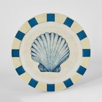 Seashells Round Wall Art Set of 4