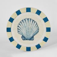 Seashells Round Wall Art Set of 4