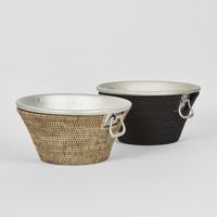 Paume Rattan Drinks Cooler Natural