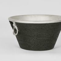 Paume Rattan Drinks Cooler Black