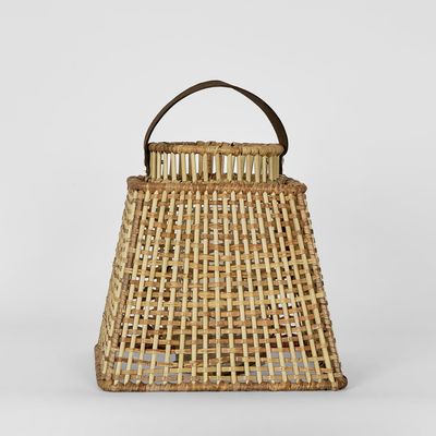 Eden Rattan Lantern Square Small Natural