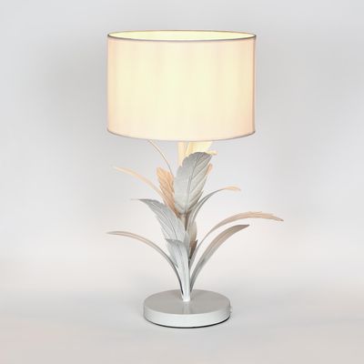 Palm Table Lamp White