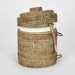 Paume Rattan Ice Bucket w Tong Natural