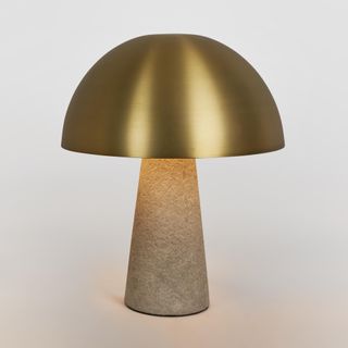 Degraves Concrete & Brass Table Lamp & Shade