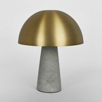 Degraves Concrete & Brass Table Lamp & Shade