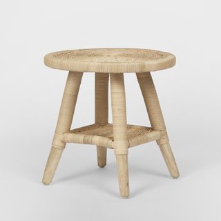 Livingstone Wicker Side Table Natural