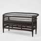 Livingstone Loveseat Black/Black cushion - Outdoor Under-Cover