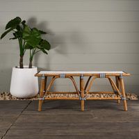 Portsea Bench Navy -Outdoor Undercover