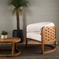 Weave Teak Armchair -Outdoor