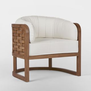 Weave Indoor/Outdoor Teak Armchair