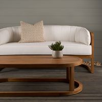 Weave Teak Sofa -Outdoor