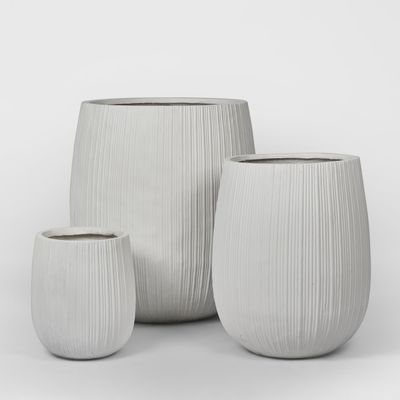 Baxter Planter Set of 3 White