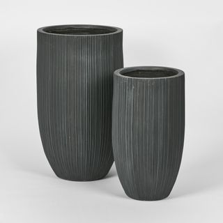 Alicia Planter Set of 2 Black