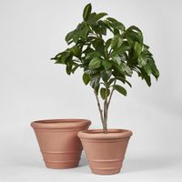 Bastien Planter Set of 2 Terracotta Colour