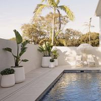 Quincy Planter Set of 3 White