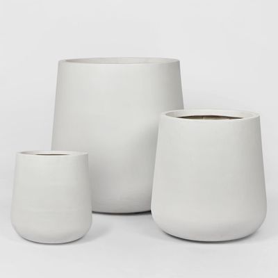 Quincy Planter Set of 3 White