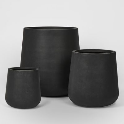 Quincy Planter Set of 3 Black