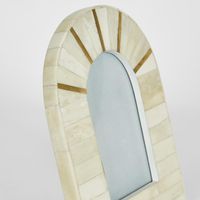 Orla Arch Bone Inlay White Photo Frame 5x7