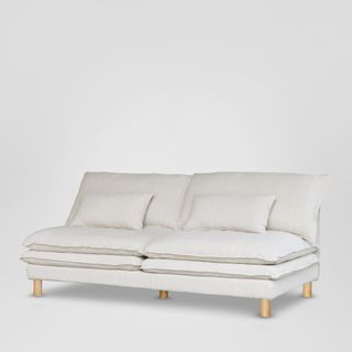 Aura 2 Seater No Arms Cover C7 White