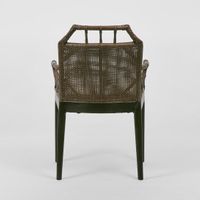 Baker Dining Chair with arms Soil Brown