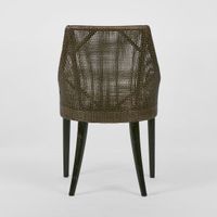 Charlotte Rattan Dining Chair Soil Brown