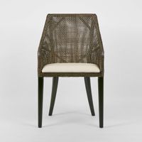 Charlotte Rattan Dining Chair Soil Brown