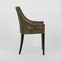 Charlotte Rattan Dining Chair Soil Brown