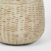 Esparta Cement Coated Bamboo Planter MED