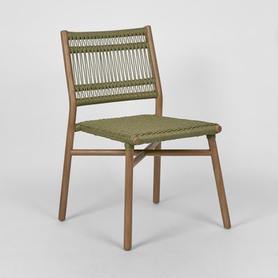 Wategos Teak Dining Chair Olive Green -Outdoor