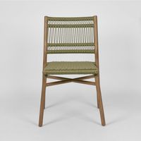 Wategos Teak Dining Chair Olive Green -Outdoor