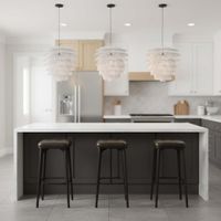 Carlton Leather Bar Stool Black