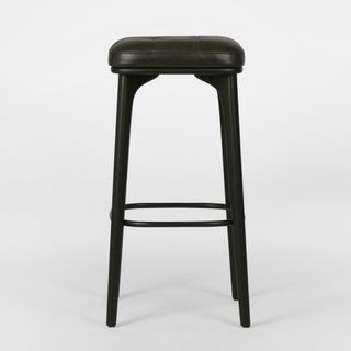 Carlton Leather Bar Stool Black