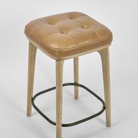 Carlton Leather Counter Stool Tan