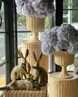 Belmont Rattan Urn Large