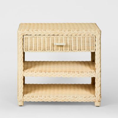 Belmont Rattan Bedside