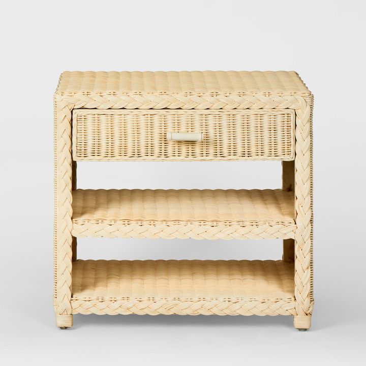 Belmont Rattan Bedside