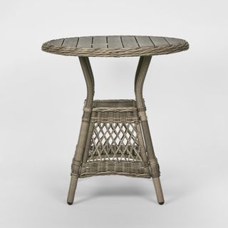 Marco Aluminium Synthetic Wicker Outdoor Table Natural