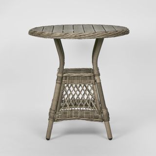 Marco Aluminium Synthetic Wicker Outdoor Table Natural