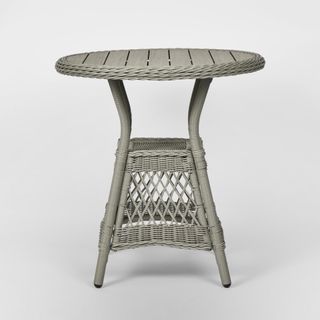 Marco Aluminium Synthetic Wicker Outdoor Table Grey