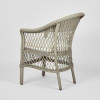 Marco Aluminium Synthetic Wicker Chair Grey -Outdoor