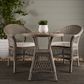 Marco Aluminium Synthetic Wicker Chair Grey -Outdoor