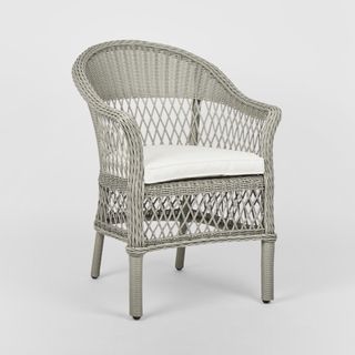 Marco Aluminium Synthetic Wicker Outdoor Chair Grey