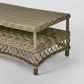 Marco Aluminium Synthetic Wicker Outdoor Coffee Table Natural
