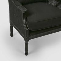 Hicks Black Armchair