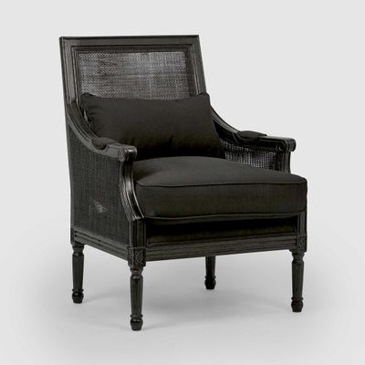 Hicks Black Armchair