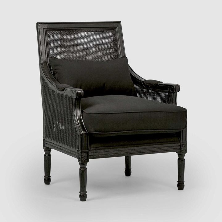 Hicks Black Armchair