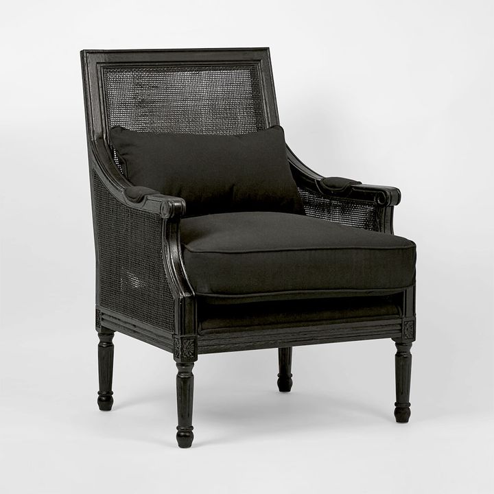 Hicks Black Armchair