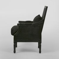 Hicks Black Armchair