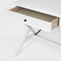 Amos Oak Desk White