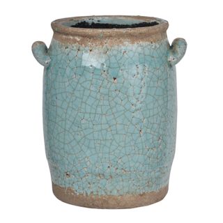 Melanie Terracotta Vase Turquoise SML